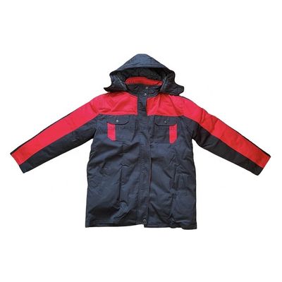 Черная длинная куртка зимы безопасности одежд Workwear рукава