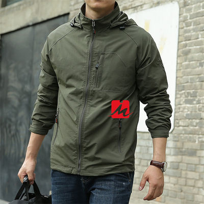 Курток Windbreaker военных пальто с капюшоном водоустойчивых людей WindBreaker случайное