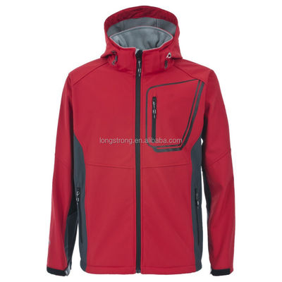 Куртка Softshell мальчика одежды куртки на открытом воздухе ДЕТЕЙ полиэстера Breathable с капюшоном