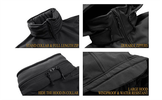 На открытом воздухе водоустойчивая куртка Softshell Windproof задействуя