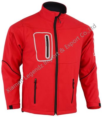 Людей куртки Espandex куртка Softshell на открытом воздухе молнии кармана водоустойчивых Multi теплая с капюшоном