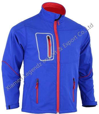 Людей куртки Espandex куртка Softshell на открытом воздухе молнии кармана водоустойчивых Multi теплая с капюшоном