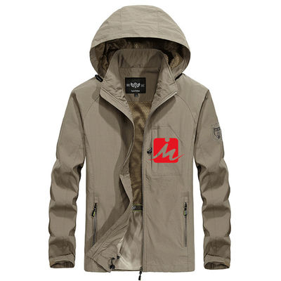 Курток Windbreaker военных пальто с капюшоном водоустойчивых людей WindBreaker случайное