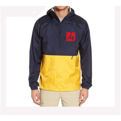 Подгонянный Windbreaker пуловера водоустойчивой осени курток Windbreaker с капюшоном