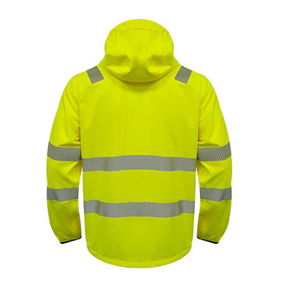 Workwear куртки работы водоустойчивой высокой формы Vis одежд видимости Hi отражательный