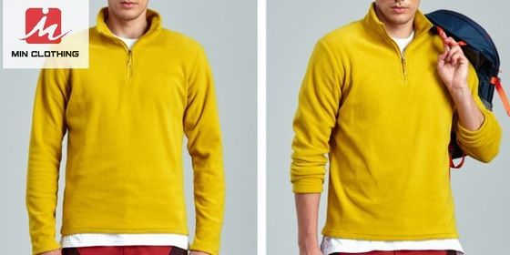 Случайные идущие водоустойчивые Breathable куртки резвятся полиэстер застежка-молнии куртки ватки половинный