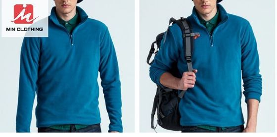 Случайные идущие водоустойчивые Breathable куртки резвятся полиэстер застежка-молнии куртки ватки половинный