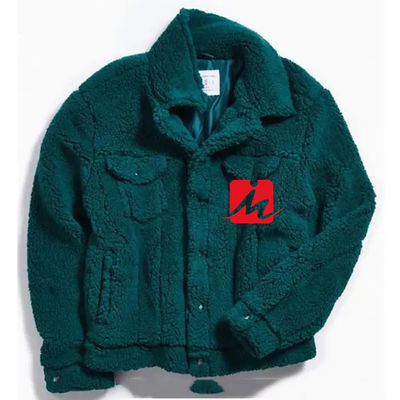 куртка водителя грузовика sherpa ватки shearling карманов комода зимы 2 для людей